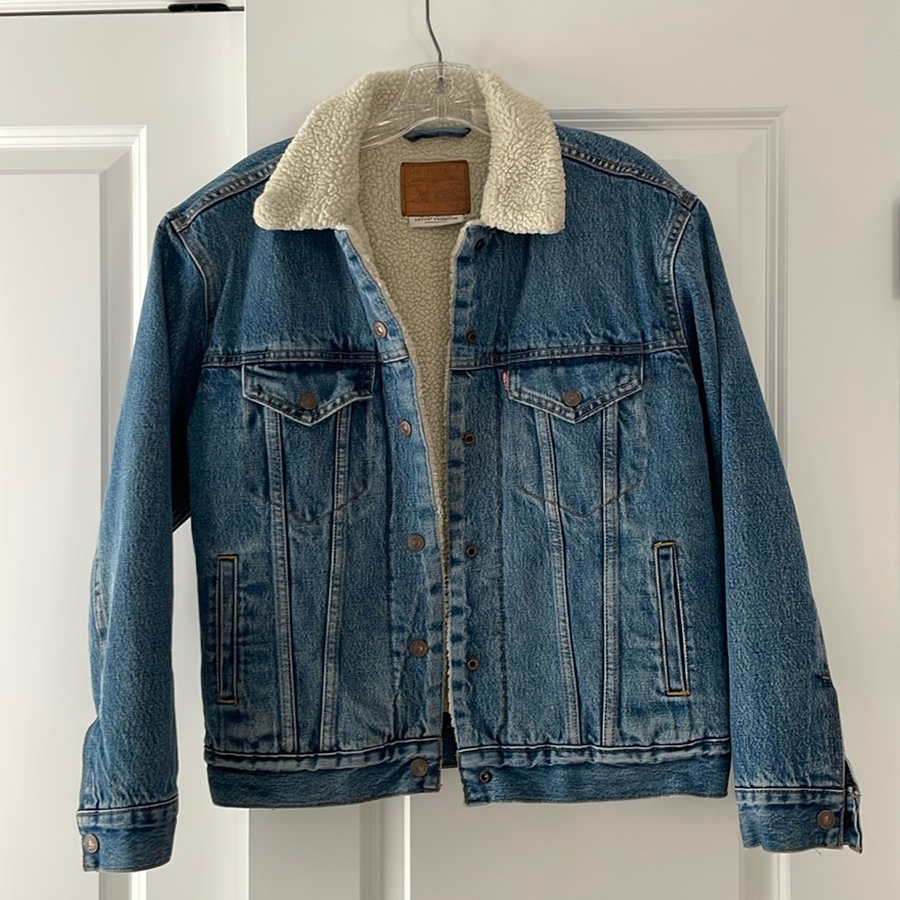 Vintage Levi’s Shearling Lined Denim Jacket